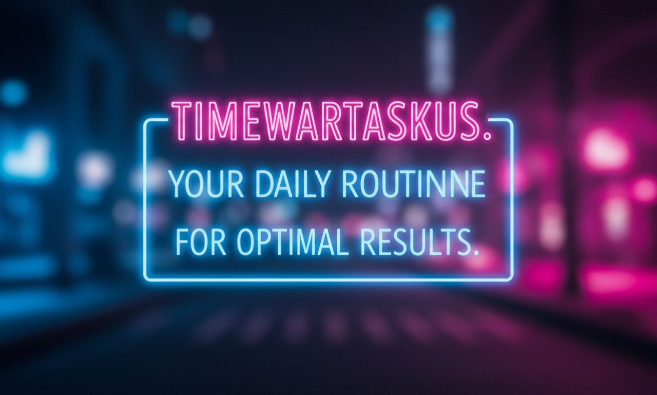 timewarptaskus: Your Daily Routine for Optimal Results