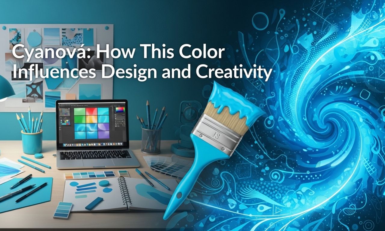 Cyanová: How This Color Influences Design and Creativity