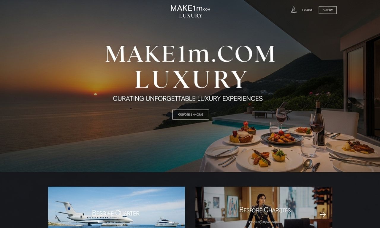 Make1m.com Luxury: Curating Unforgettable Luxury Experiences