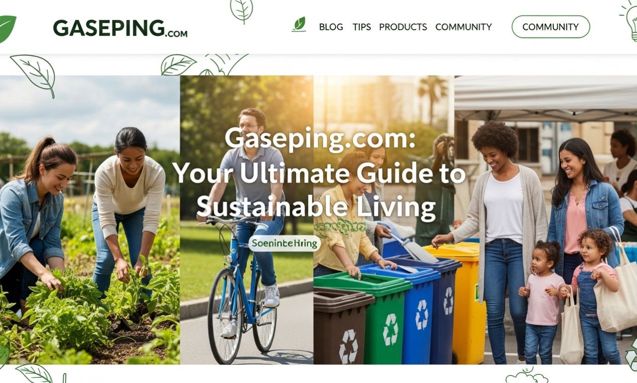 Gaseping com: Your Ultimate Guide to Sustainable Living